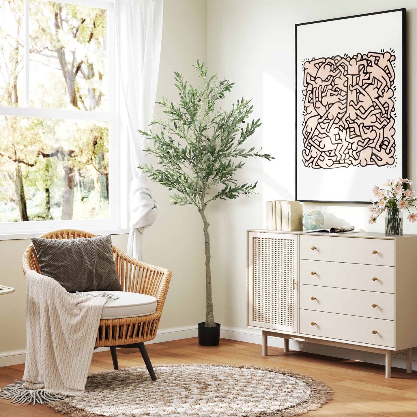 Silk Leaf Artificial Olive Trees