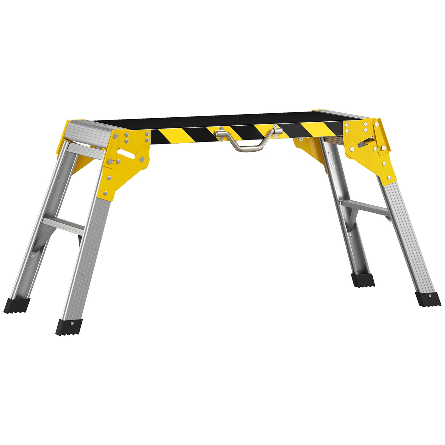 Work Bench, Foldable Aluminium Alloy Tool Stand with Handle, Non Slip, 150 kg, 110 x 32 x 50 cm
