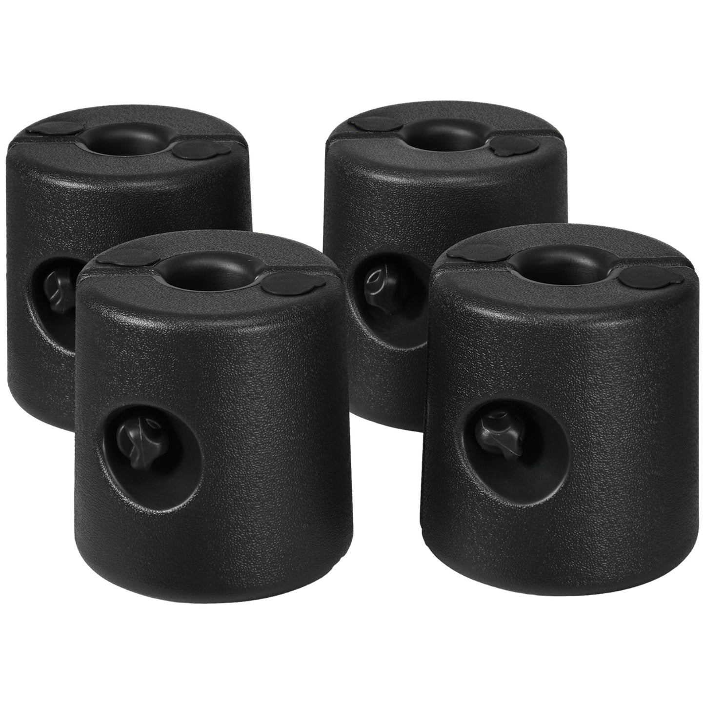 HDPE Tent Weights Set of 4, Canopy Weights, Fill with Water or Sand, 48KG