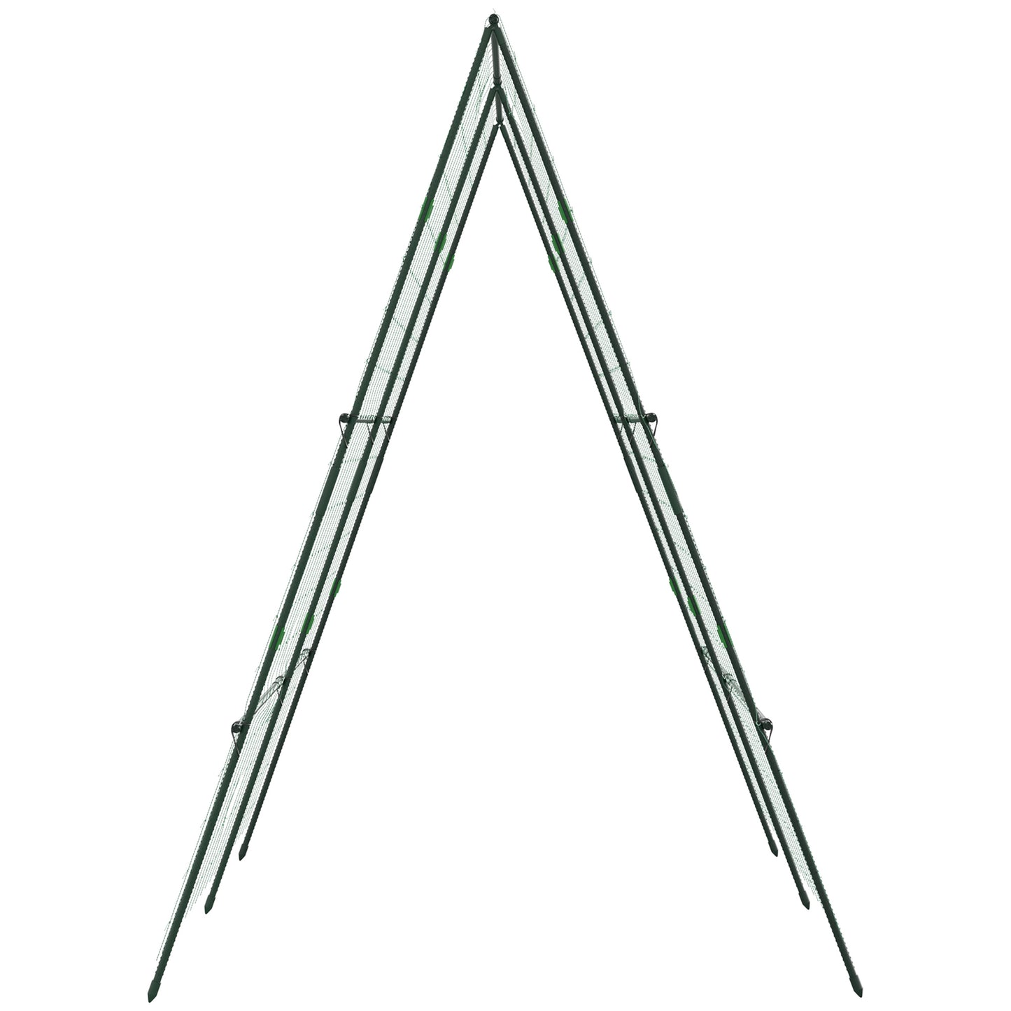 Garden Cucumber Trellis for Climbing Plants, A-Frame Trellis Plant Support with Climbing Net