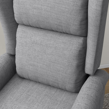 Power Lift Recliner Armchair, Electric Lift Chair for Elderly, Fabric Riser and Reclining Chair with Remote Control