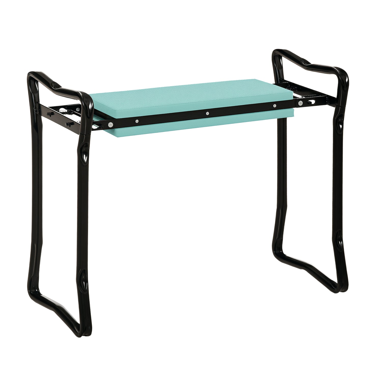 2 In 1 Garden Kneeler Seat Kneeling Pad Support Bench Foldable Knee Protector, Green