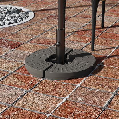 Set of 4 Fillable Parasol Weights - 100kg