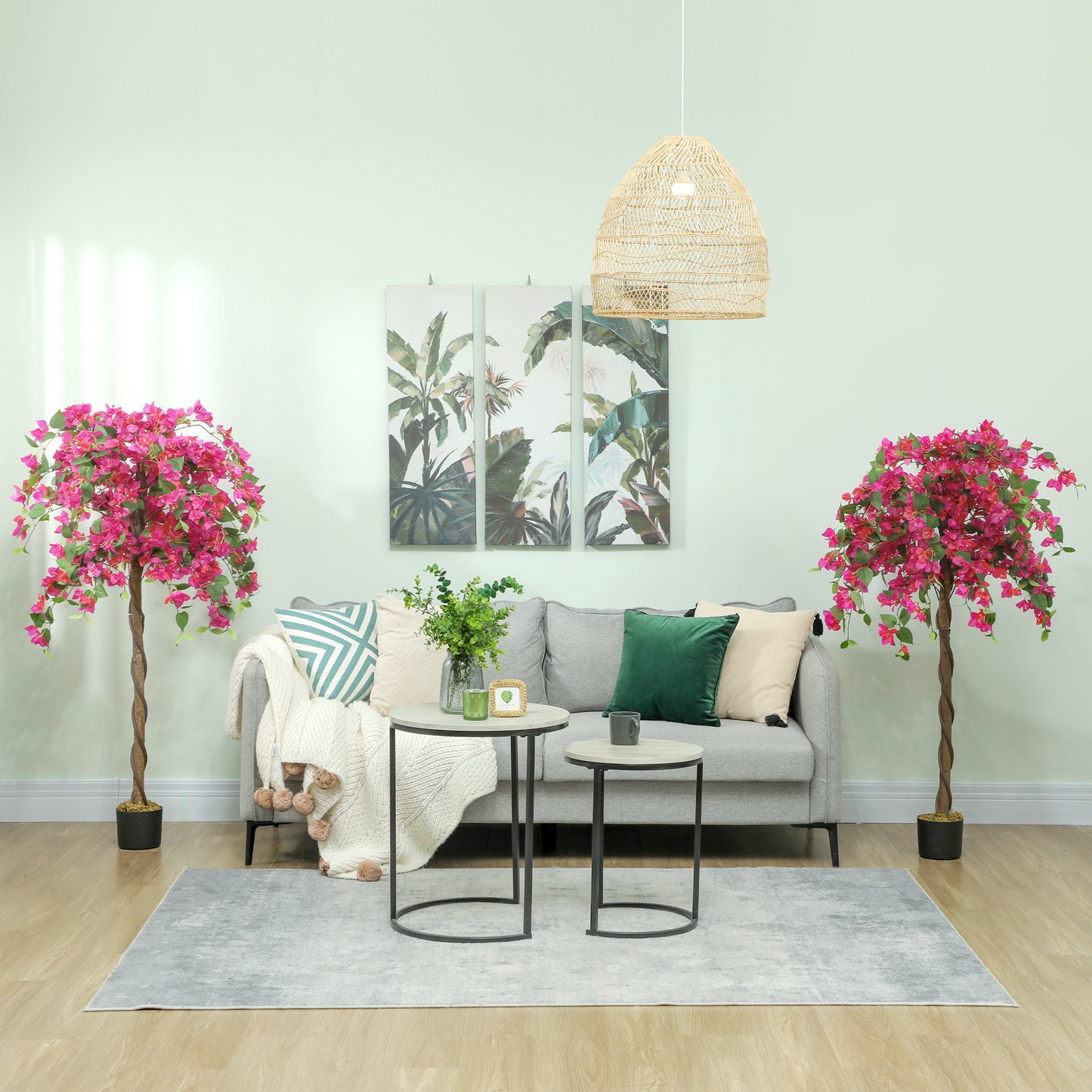 Artificial Plants Murraya, 120 cm Artificial Blossom, Fake Plants in Pot
