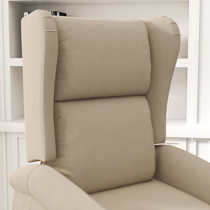 Power Lift Recliner Armchair, Electric Lift Chair for Elderly, Fabric Riser and Reclining Chair with Remote Control