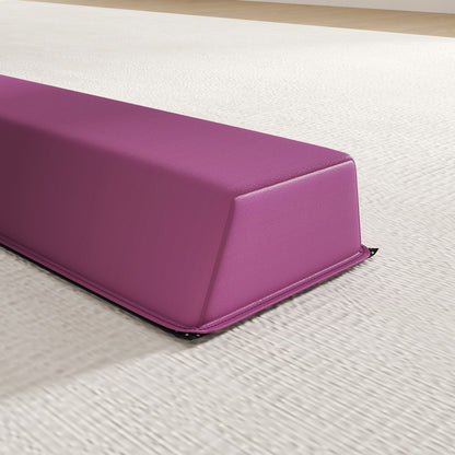 7.7ft Folding Gymnastics Beam, Floor Balance Beam for Kids with Anti-Slip Base, Gymnastics Equipment for Home, Purple