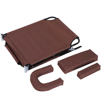 Folding Sun Lounger with Face Hole, 4-Position Adjustable Backrest Garden Recliner Chair Sunbed, Outdoor Lounge Chair