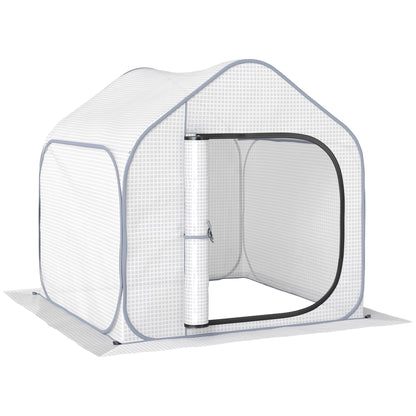150 x 148cm Pop-Up Greenhouse - White