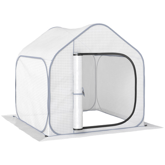 150 x 148cm Pop-Up Greenhouse - White