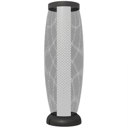 Garden Solar Lamp, 71.5 cm Tall Metal Floor Lamp, Auto On/Off LED Solar Garden Light with Metal Wire Shade, IP44 for Outdoor