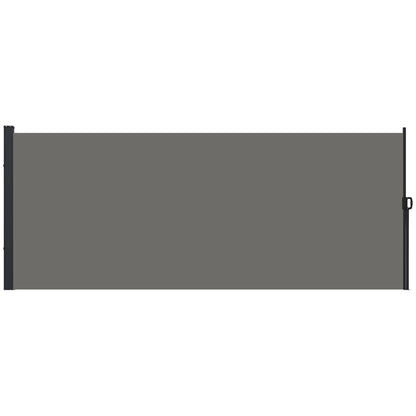Retractable Side Awning, Outdoor Privacy Screen for Garden, Hot Tub, Balcony, Terrace, Pool, 400 x 180cm, Dark Grey