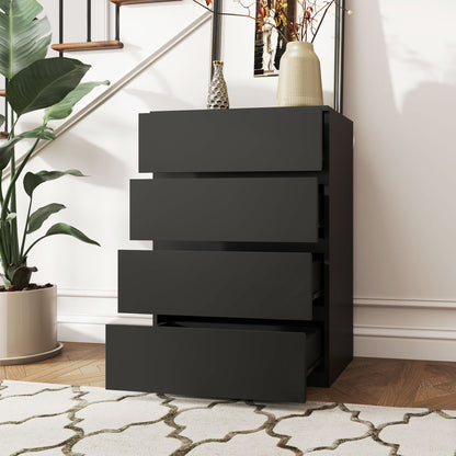 Chest of Drawers, 4-Drawer Storage Cabinets, Modern Dresser, Storage Drawer Unit for Bedroom