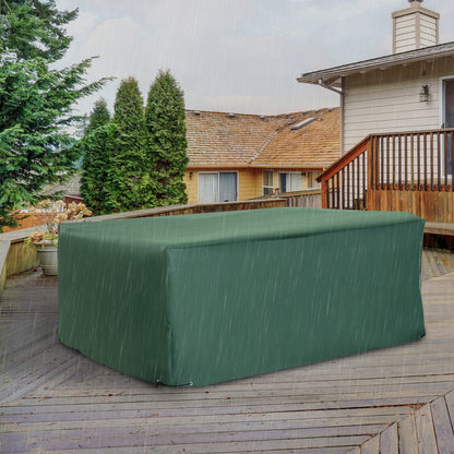 Outdoor Garden Furniture Cover Waterproof, Anti-UV 600D Heavy Duty Oxford Fabric Patio Furniture Cover for Rectangular Sofa T