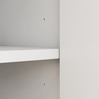 Modern Under-Sink Bathroom Cabinet - High Gloss White