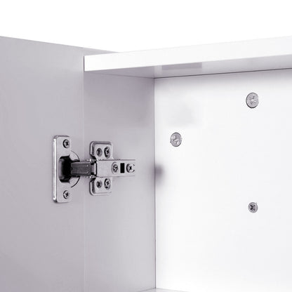 Bathroom Mirror Cabinet, 3-Tier Wall Mount Bathroom Storage Cabinet with Soft-Close Hinges and Adjustable Shelf
