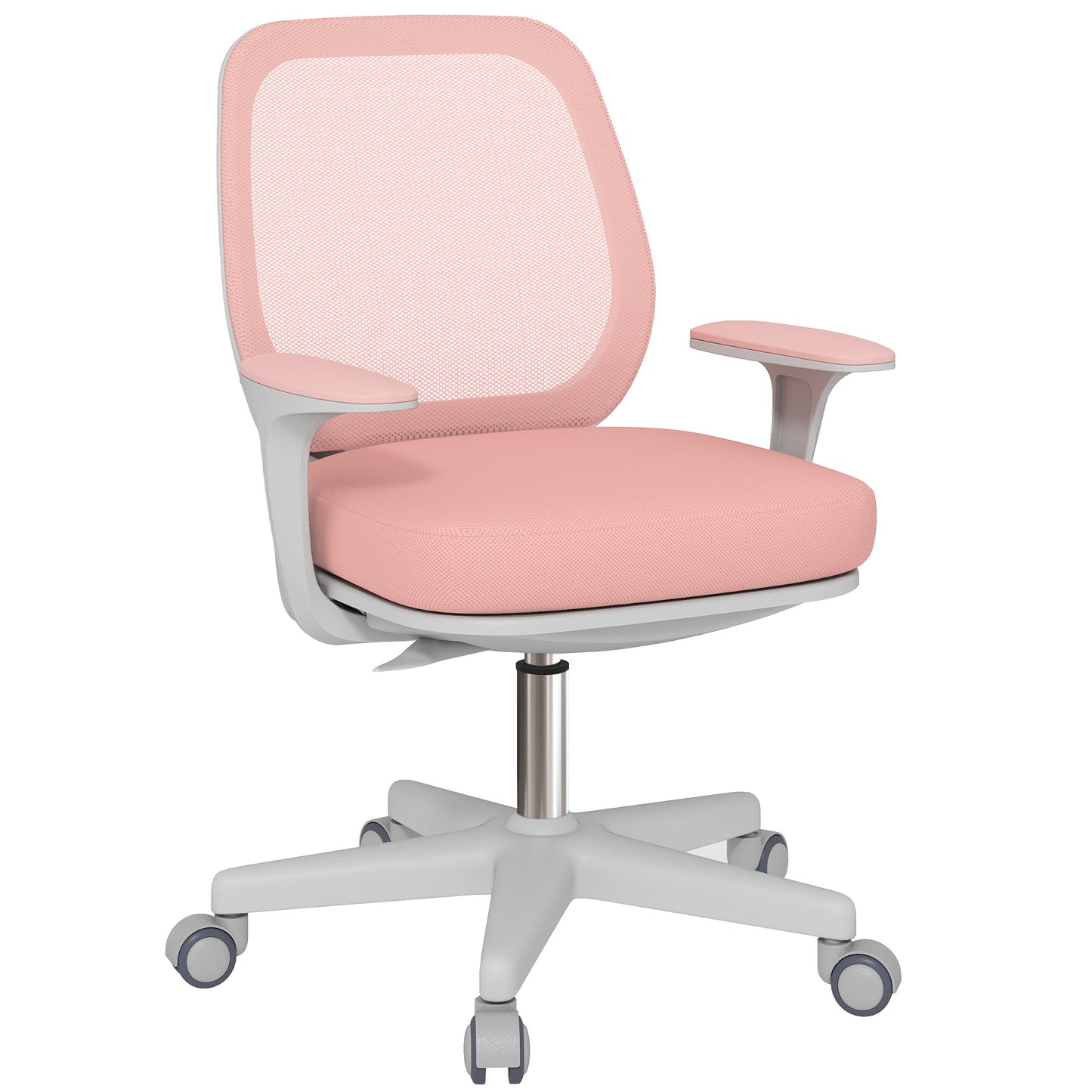 44-56cm Mesh Back Office Chair - Pink