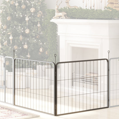 2 Piece Dog Pen Expansion Pack for 60cm High Pet Playpen with 3 Stakes, for Small Dogs