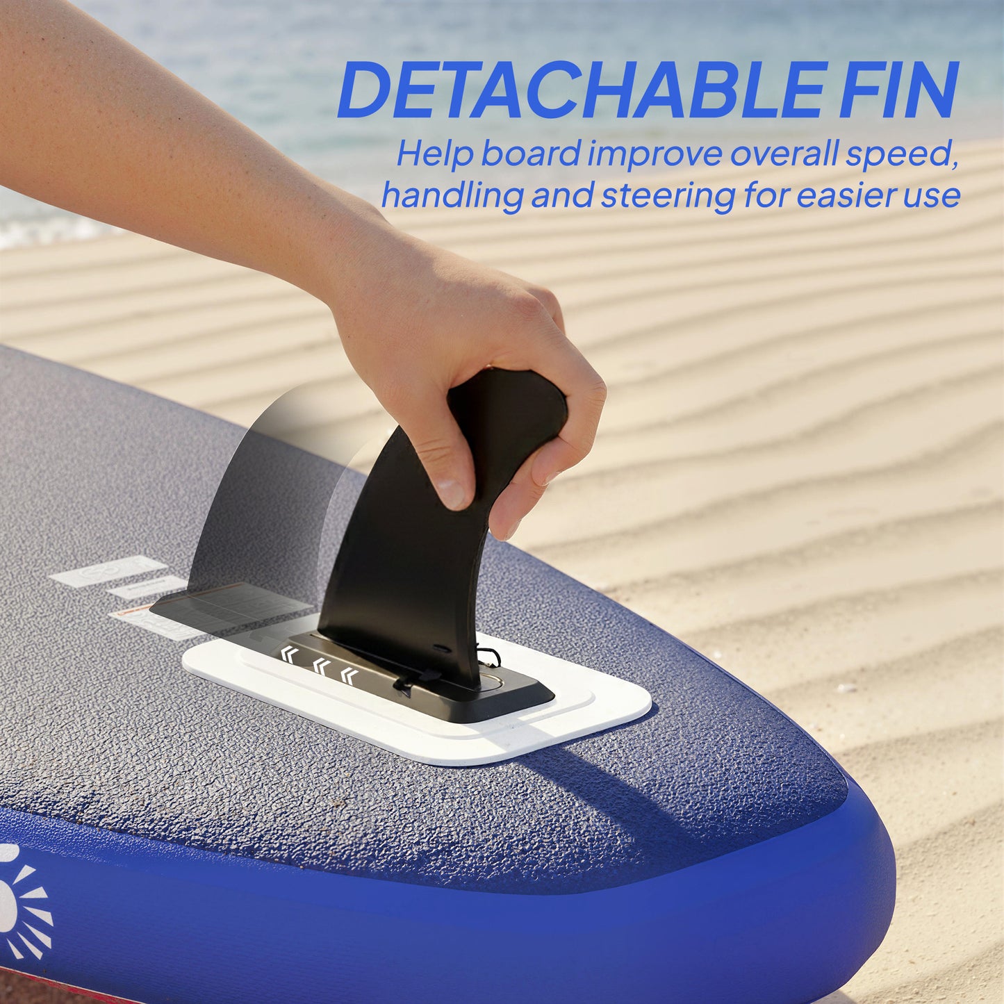 Inflatable Stand Up Paddle Board, 305x89x15cm Extra-Wide SUP with Non-Slip EVA Deck, Adj Aluminum Paddle