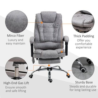 Heated 6 Points Vibration Massage Executive Office Chair