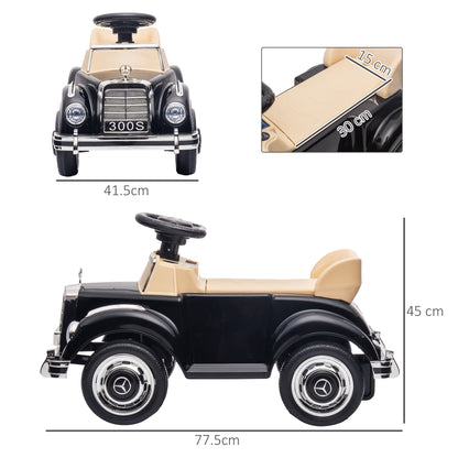 Foot to Floor Ride on Sliding Car Mercedes-Benz 300S Licensed for 18-48 months