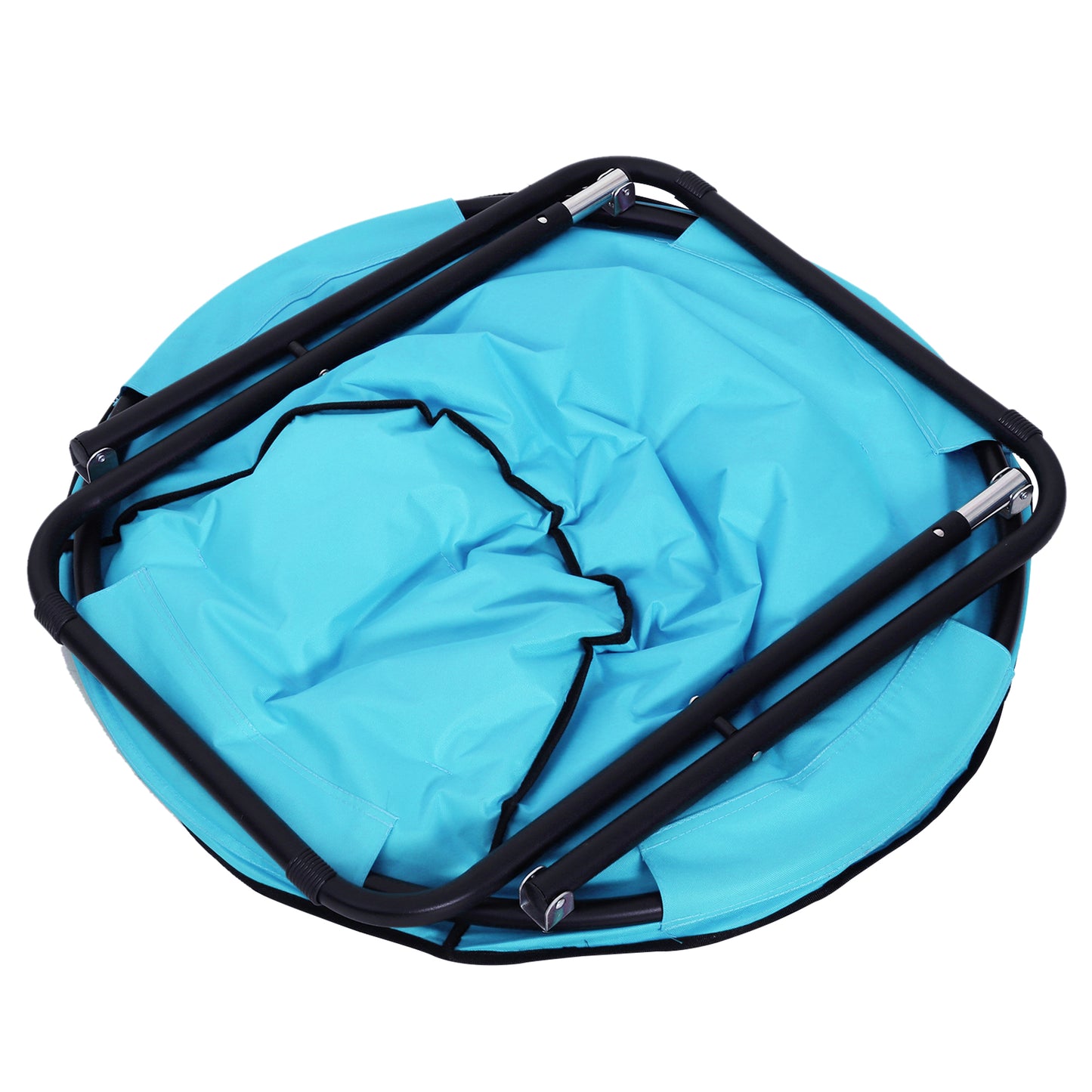 Camping Moon Chair, Portable Folding Camping Chair for Adults with Wide Padded Oxford Seat for Outdoor Camp, Travel, Fishing