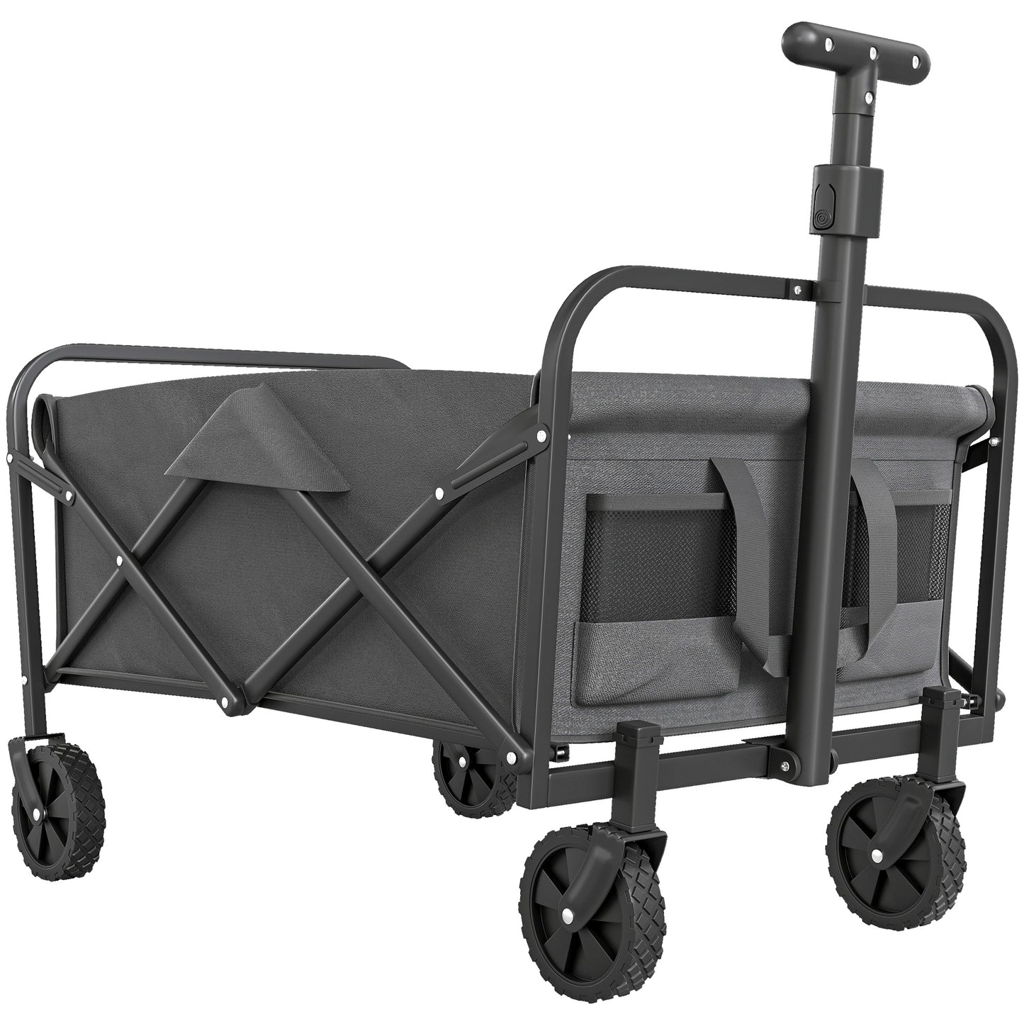 93L Festival Trolley on Wheels, Garden Folding Trolley Cart