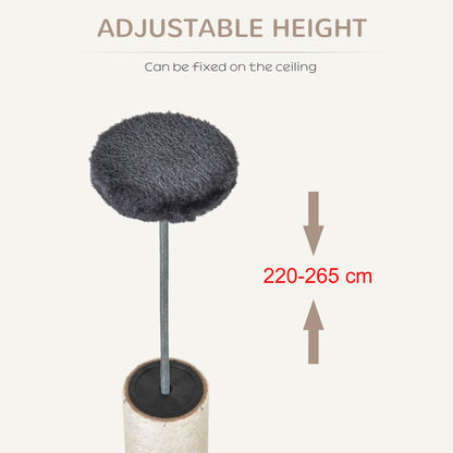 Floor to Ceiling Cat Tree for Indoor Cats Play Tower Climbing Activity Center Scratching Post Platforms Condo Adjustable Heig