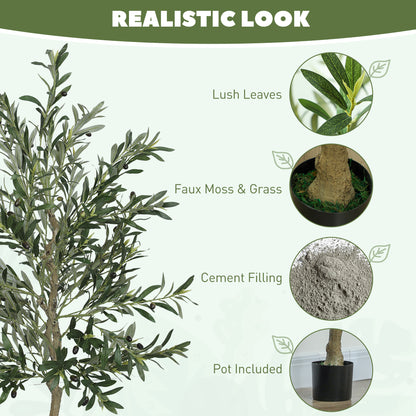 Silk Leaf Artificial Olive Trees