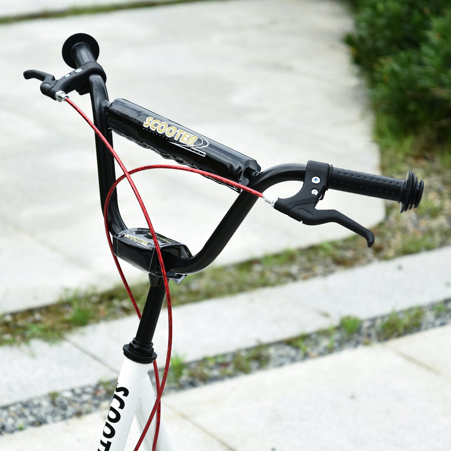 Kick Scooters for Kids with Adjustable Height, Anti-Slip Deck, Dual Brakes, Rubber Tyres