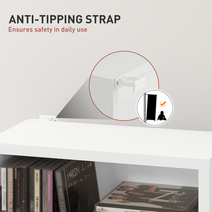 260 Narrow CD Storage Unit - White