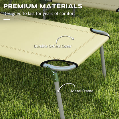 Folding Sun Lounger Set of 2 with Canopy, Reclining Sunbed with 4-Position Adjustable Backrest, 600D Oxford Cloth