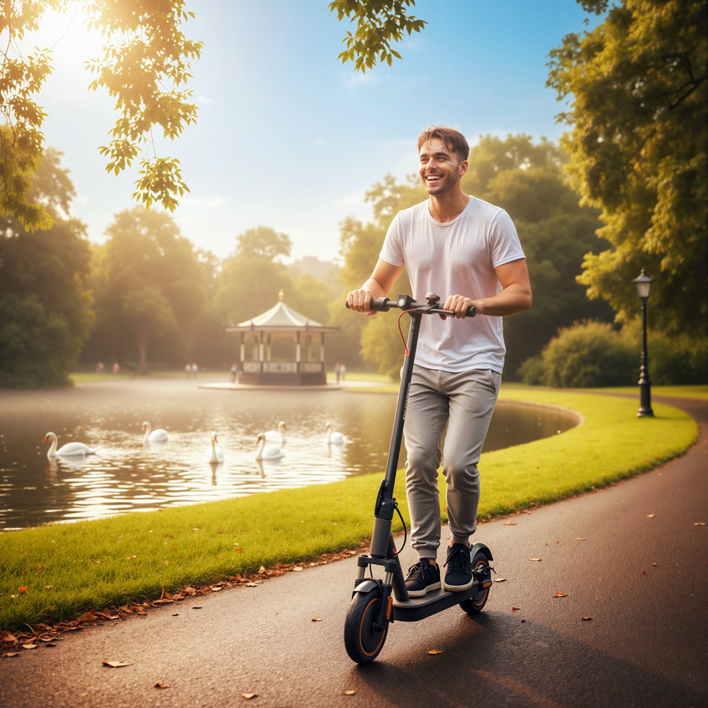 Foldable Electric Scooter with 350W Motor, Up to 25km/h