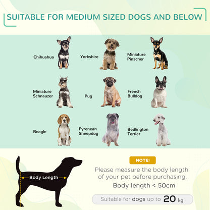 Raised Dog Bed, Lightweight Cat Elevated Lifted Portable w/ Breathable Mesh