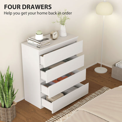 Chest of Four Drawers - White