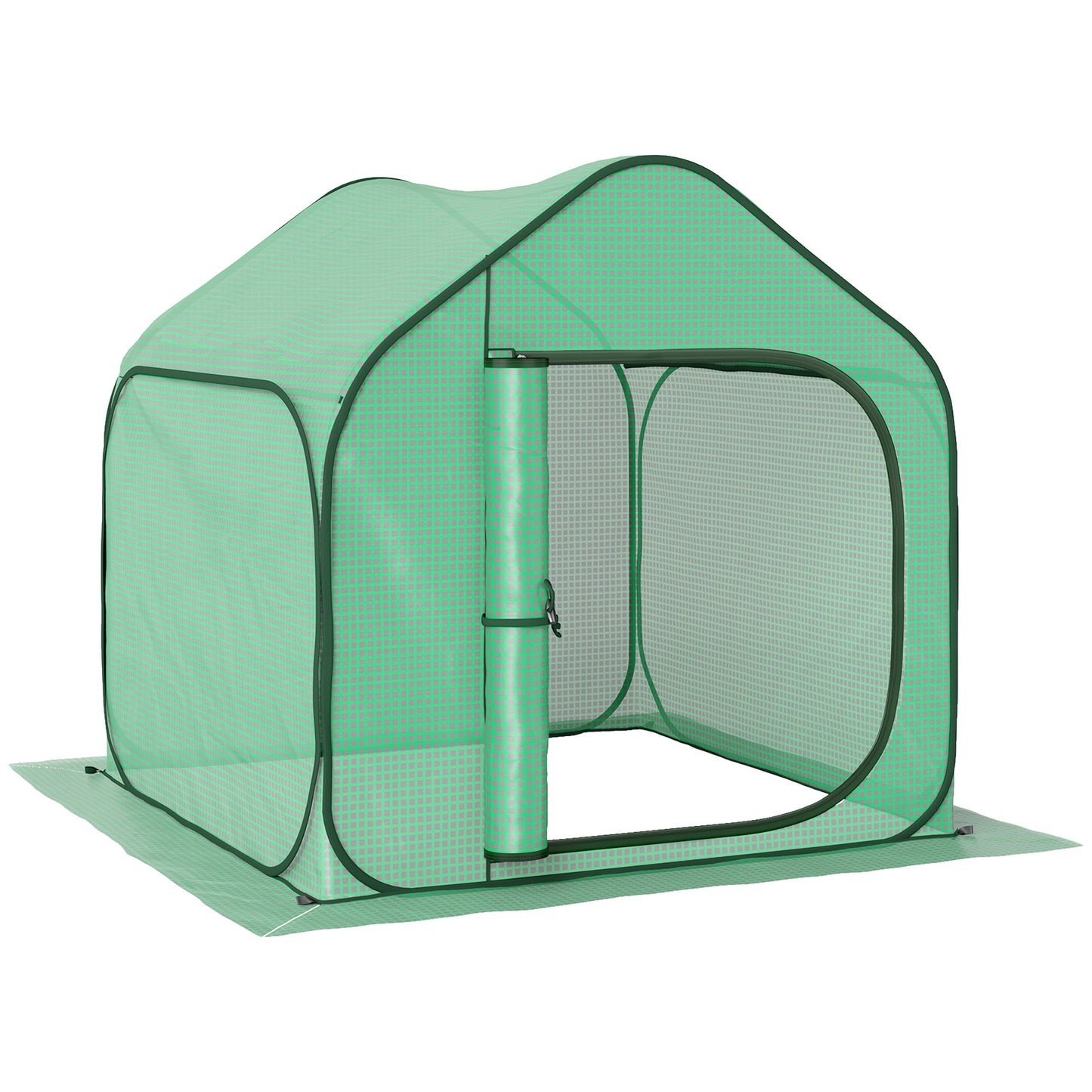 150 x 148cm Pop-Up Greenhouse - Green