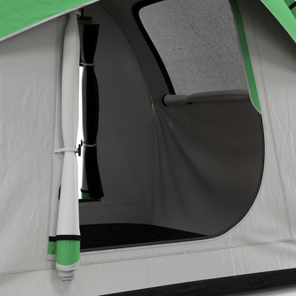 SUV Car Tent for Camping, Waterproof PU2000mm, 5 Man Tailgate Tent, 2.4 x 2.1 m, Grey and Green