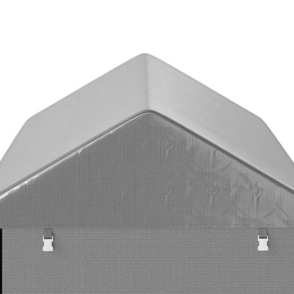 179 x 120cm Temporary Garden Shed, with Accessories - Light Grey
