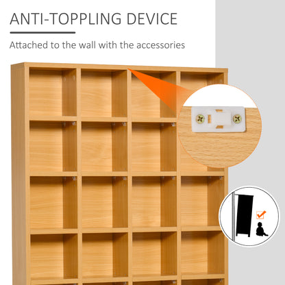 Adjustable Media Storage Unit – Beech Finish