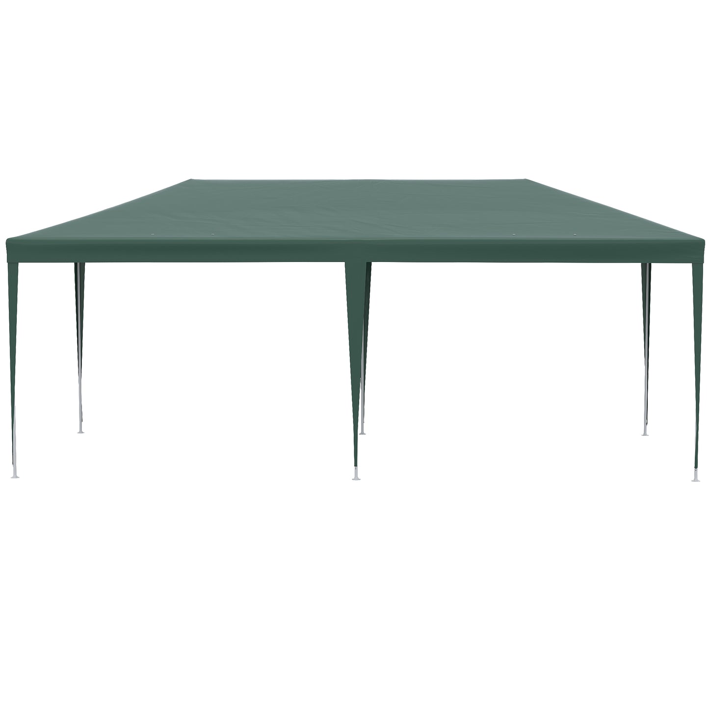6x3 m Party Tent Gazebo Marquee Outdoor Patio Canopy Shelter with Windows and Side Panels, Green