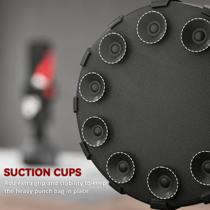 175cm Heavy Boxing Bag with Stand and Suction Cup Base