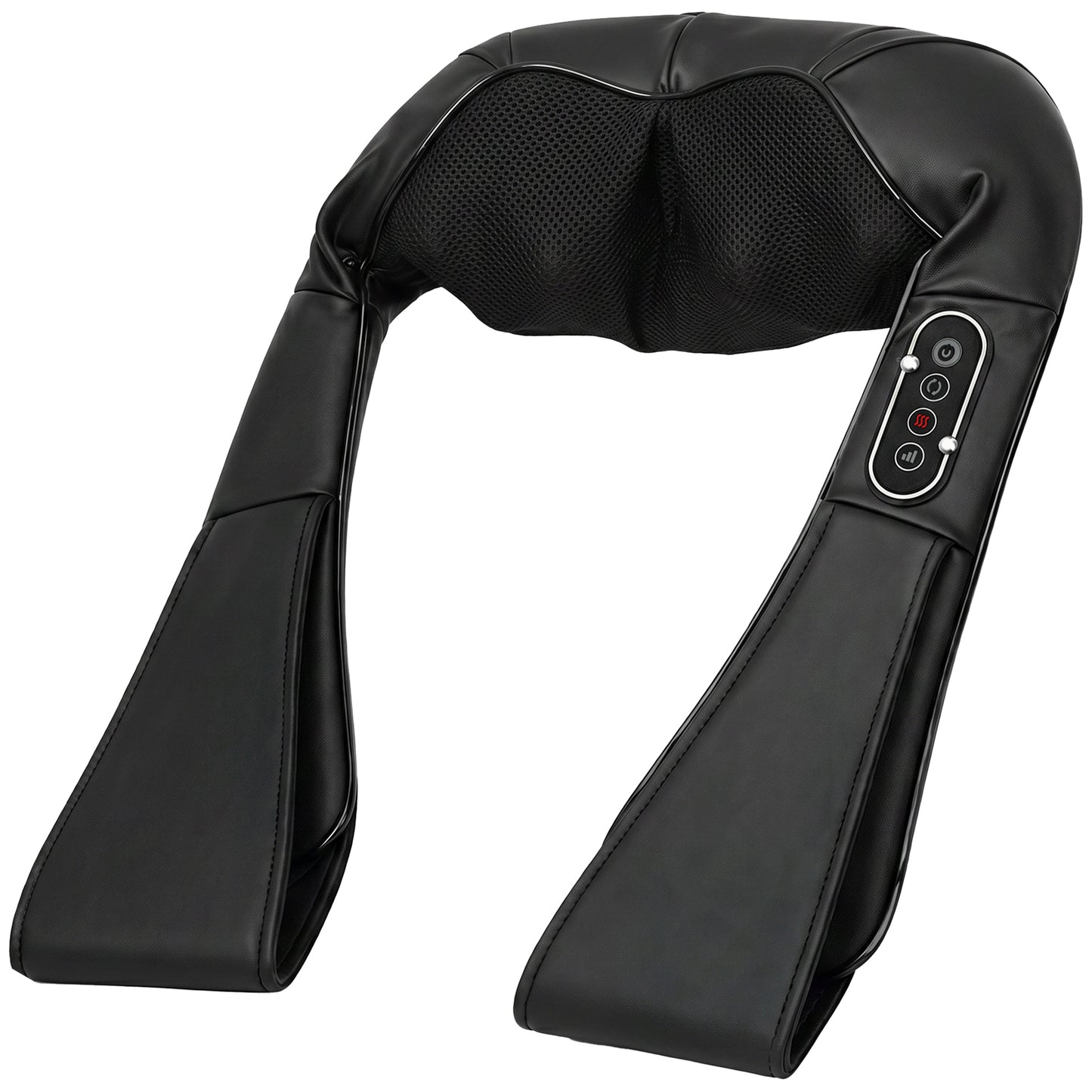 Neck and Shoulder Massager with Heat, Deep Tissue Shiatsu 3D Kneading Massager for Neck, Back, Waist, Foot and Leg
