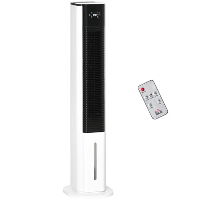 Portable Air Cooler, 6L Tank Humidifier Evaporative Ice Cooling Fan Water Conditioner Unit with 3 Modes, 3 Speed, Remote