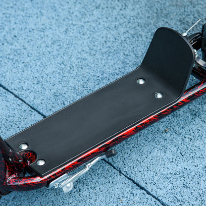 Kids Scooter with Adjustable Handlebar, Children's Kick Scooter with Non-slip Footplate, Rear Brake, Kickstand, Red