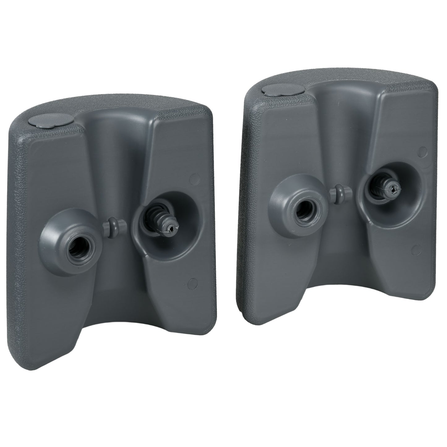 HDPE Tent Weights Set of 4, Canopy Weights, Fill with Water or Sand, 48KG
