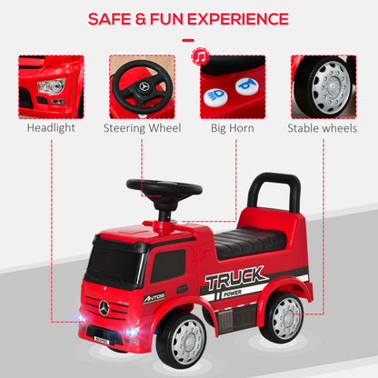 Compatible Kids Ride On Car Truck Mercedes Benz Licensed Toddler Foot To Floor Slider w/Under Seat Storage for 12