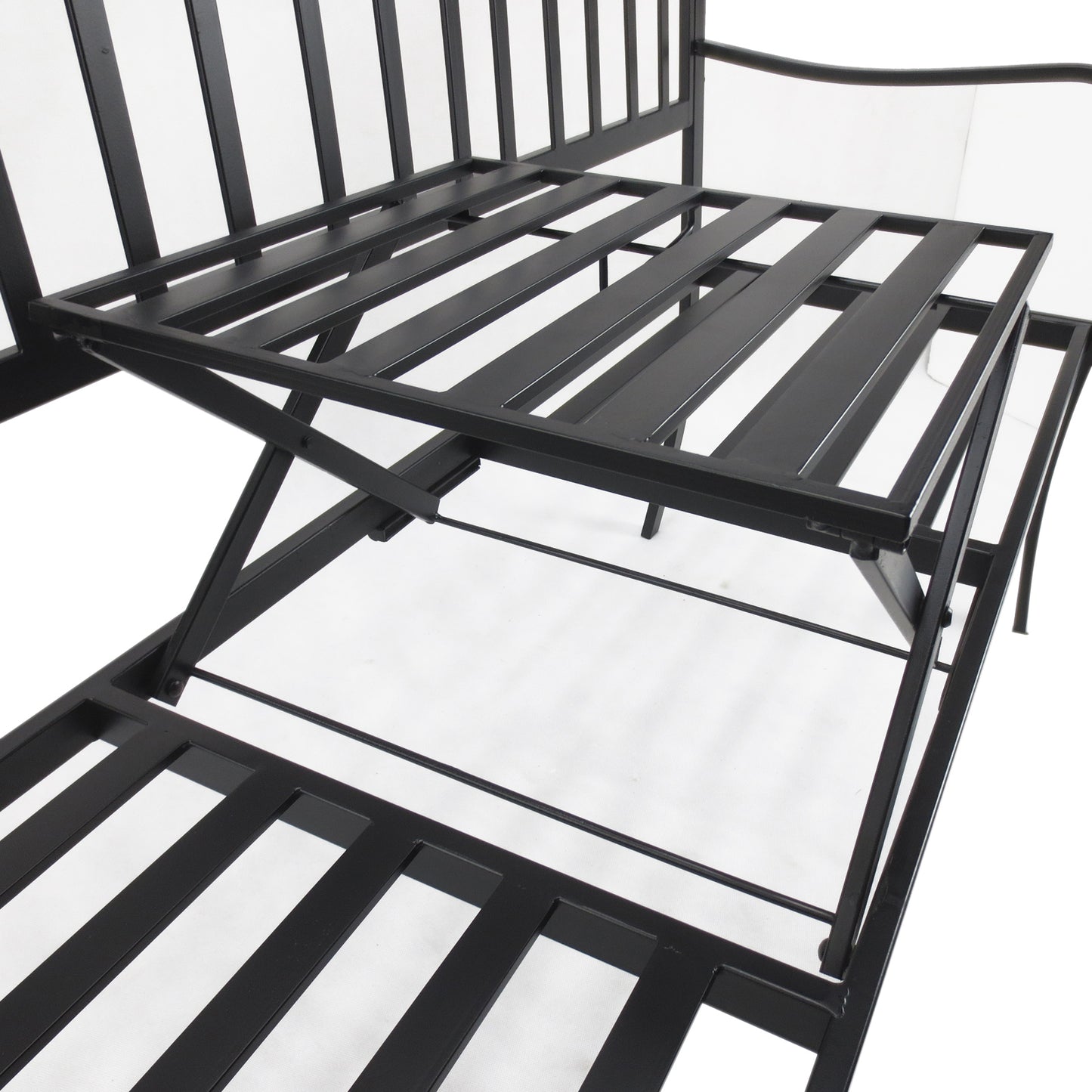 Metal Bench W/Table, 150Lx53Wx95H cm