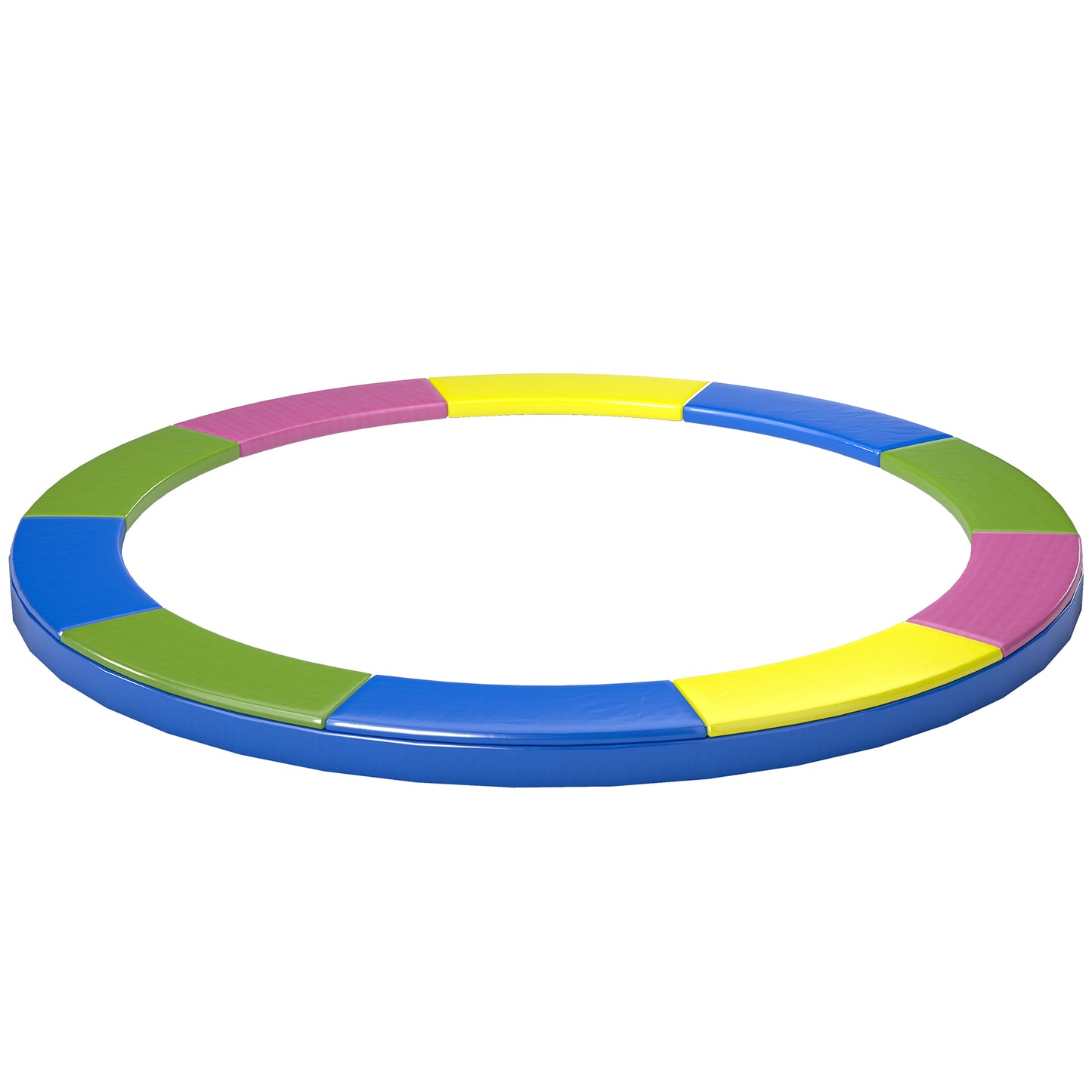 10FT Trampoline Spring Cover, Plastic Trampoline Pad Replacement with Elastic Cord, Waterproof
