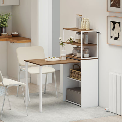 Folding Shelf and Work Table - Natural