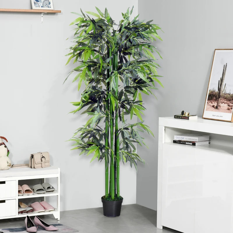 Artificial Bamboo Tree Plant with Nursery Pot (1.8M/6FT)