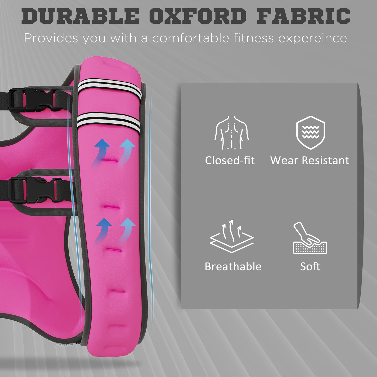 8KG Weighted Vest, Running Weight Vest with Adjustable Strap, Convenient Pocket and Reflective Strips for Men and Women
